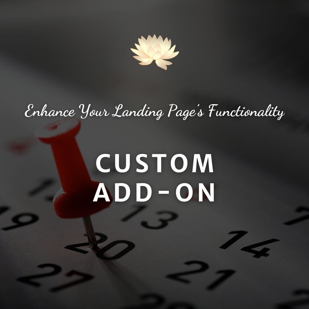 Custom Add-On Booking Calendar Integration