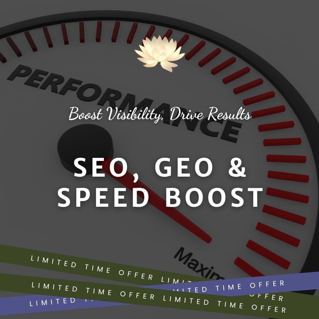 SEO, GEO & Speed Boost